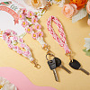 3Pcs 3 Style Cotton Handmade Braided Wrist Lanyard Pendant Decorations AJEW-TA0001-47A-7