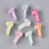 Luminous Frosted Transparent Acrylic Beads TACR-T029-21H-2