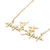 304 Stainless Steel Pendant Necklaces for Women LS-NJEW-C020-01G-1