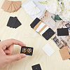 300Pcs 3 Colors Paper Jewelry Earring Display Cards CDIS-SP0001-07-3