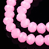 Baking Painted Imitation Jade Glass Bead Strands DGLA-A034-J6MM-A01-4