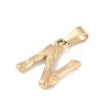 304 Stainless Steel Pendants STAS-F235-01G-N-2