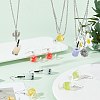SUNNYCLUE Cup Bottle Pendant Earring Necklace DIY Making Kits DIY-SC0017-84-5