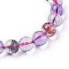 Natural Quartz Beads Stretch Bracelets BJEW-P160-04B-2