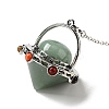 Natural & Synthetic Gemstone Cone Dowsing Pendulums G-G860-05P-4