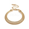 304 Stainless Steel Mesh Chains Bracelets for Women BJEW-G759-05G-2