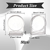 Transparent Acrylic Commemorative Coin Display Box ODIS-WH0030-96A-2