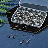 40Pcs 304 Stainless Steel Ball Post Stud Earring Findings STAS-FS0001-76P-9