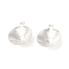 Ion Plating(IP) 304 Stainless Steel Pendant Pointed Back Rhinestone Settings STAS-U025-05B-S-1