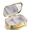 2 Compartmennts Iron Pill Box CON-H013-02G-3