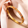 304 Stainless Steel Enamel Bangles FS-WG30162-03-1
