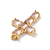 Rack Plating Brass Micro Pave Cubic Zirconia Pendants LS-KK-A160-02G-4
