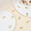 10Pcs Brass Spring Gate Rings KK-BBC0015-57G-02-4