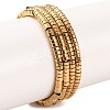 Electroplated Synthetic Non-magnetic Hematite Beads Strands G-H027-G01-01-1