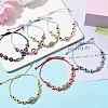 Resin Evil Eye Braided Bead Bracelets for Women BJEW-FS00018-04-5