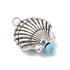 Ocean Themes Tibetan Style Alloy Pendants PALLOY-JF04441-4