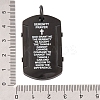 304 Stainless Steel Pendants STAS-K283-04EB-3