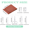 PVC Leather Case & Zinc Alloy & Carbon Steel Manicure Tools Sets: EarPicks MRMJ-WH0086-62A-2