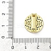 Brass Micro Pave Cubic Zirconia Slide Charms KK-D317-136G-3
