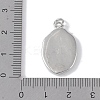 Brass Micro Pave Cubic Zirconia Pendants KK-E110-09P-3