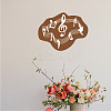Creative Natural Wooden Wall Hanging Decoration AJEW-WH0331-010-7