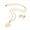 304 Stainless Steel Jewelry Sets SJEW-P159-54G-1