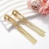 Brass Stud Earrings for Women EJEW-U050-01G-3