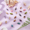 24Pcs 8 Colors Handmade Porcelain Beads PORC-ME0001-04-4