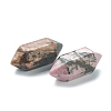 Faceted No Hole Natural Rhodonite Healing Stones LS-G-K034-20mm-14-2