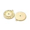 Brass Micro Pave Cubic Zirconia Pendants KK-D388-09G-2