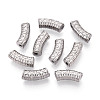 304 Stainless Steel Curved Tube Beads STAS-I321-24P-1