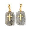 Natural Labradorite Pendants G-G461-06G-06-1