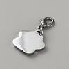 Zinc Alloy Enamel Glitter Powder Pendant Decoration HJEW-WH0001-14P-05-2