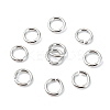 SHEGRACE 30G Brass Saw Cut Open Jump Rings XGRPCN936-238P-1