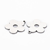 Non-Tarnish 201 Stainless Steel Pendants STAS-Q240-065P-2