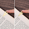 30Pcs  Stainless Steel Bookmarks Page Clip AJEW-CP0011-32G-5