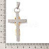 Ion Plating(IP)  304 Stainless Steel  Pendants STAS-D110-41GP-3