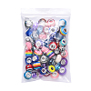 Acrylic & Resin & Polymer Clay Rhinestone European Beads FPDL-S015-04B-6