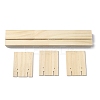 1-Slot Wooden Earring Display Card Stands EDIS-R027-01A-01-2
