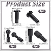 High-Carbon Steel Grinding Head Sets for Carving Polishing TOOL-WH0059-034-2