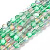 Synthetic Moonstone Beads Strands G-E573-01B-20-2