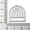 Non-Tarnish 304 Stainless Steel Chandelier Component Links STAS-B056-06P-02-3