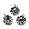 Tibetan Style Alloy Pendant Rhinestone Settings TIBE-N011-206-2