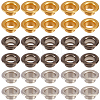 750Pcs 3 Colors European Style Brass Eyelet Core KK-GF0001-19-1