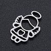 Non-Tarnish 201 Stainless Steel Laser Cut Pendants LS-STAS-S105-T888-1-2