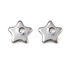Non-Tarnish 304 Stainless Steel Five-Pointed Star Charms Pendants X-STAS-Q171-03-2