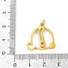 304 Stainless Steel Pendants LS-STAS-R137-01G-Q-3