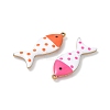 201 Stainless Steel Enamel Pendants STAS-C138-02B-G-2