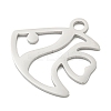 Non-Tarnish 304 Stainless Steel Pendants STAS-B056-10P-04-2