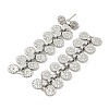 Non-Tarnish 304 Stainless Steel Stud Earrings EJEW-S229-08P-2